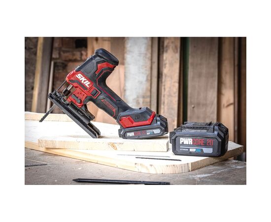 Электролобзик Skil аккумуляторный бесщеточный, 3440 CA Compact, 2.5Ah (SW1E3440CA+BC1E3110AA), изображение 4 Электролобзик Skil аккумуляторный бесщеточный, 3440 CA Compact, 2.5Ah (SW1E3440CA+BC1E3110AA), изображение 4