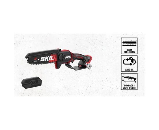 Цепная пила Skil аккумуляторная бесщеточная, 0512 CA (GS1E0512CA), изображение 5 Цепная пила Skil аккумуляторная бесщеточная, 0512 CA (GS1E0512CA), изображение 5