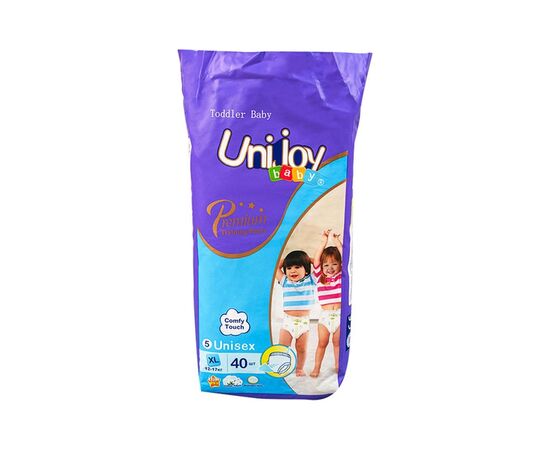 Подгузники Unijoy baby Premium XL 5 (12-17 кг) 40 шт (6973920542452)