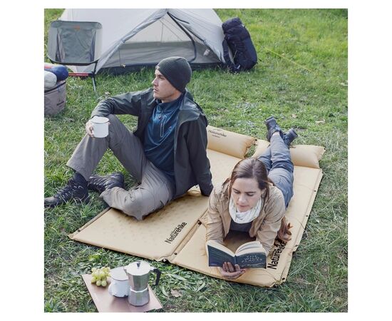 Туристичний килимок Naturehike NH15Q002-D 25 мм Yellow (6927595782576), зображення 7 Туристичний килимок Naturehike NH15Q002-D 25 мм Yellow (6927595782576), зображення 7