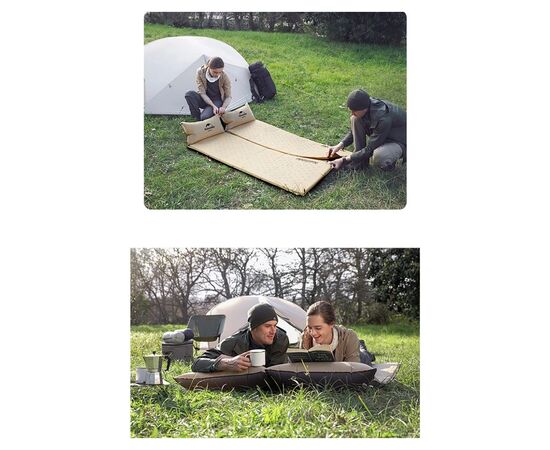 Туристичний килимок Naturehike NH15Q002-D 25 мм Yellow (6927595782576), зображення 8 Туристичний килимок Naturehike NH15Q002-D 25 мм Yellow (6927595782576), зображення 8