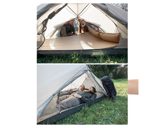 Туристичний килимок Naturehike NH15Q002-D 25 мм Yellow (6927595782576), зображення 9 Туристичний килимок Naturehike NH15Q002-D 25 мм Yellow (6927595782576), зображення 9