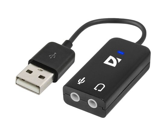 Звукова плата Defender Audio USB 2х3,5mm jack (63002)
