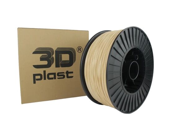 Пластик для 3D-принтера 3Dplast PLA 1.75мм, 3кг, beige (3DPLA1753BZH)