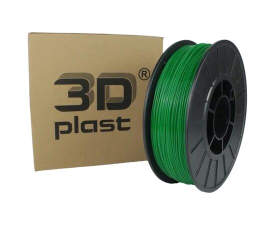 Пластик для 3D-принтера 3Dplast PETG 1.75мм, 3кг, green (3DPTG1753GRN)
