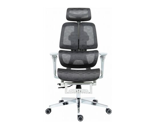 Офисное кресло GT Racer B-2450 White/Gray, изображение 3 Офисное кресло GT Racer B-2450 White/Gray, изображение 3