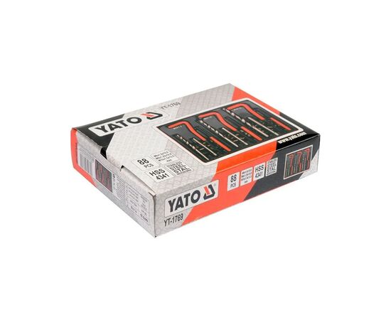 Набор инструментов Yato для ремонта резьбы M6х1,0х10,8 мм; М8х1,25х10,8 мм; М10х1,5х13,5 мм (YT-1769), изображение 3 Набор инструментов Yato для ремонта резьбы M6х1,0х10,8 мм; М8х1,25х10,8 мм; М10х1,5х13,5 мм (YT-1769), изображение 3