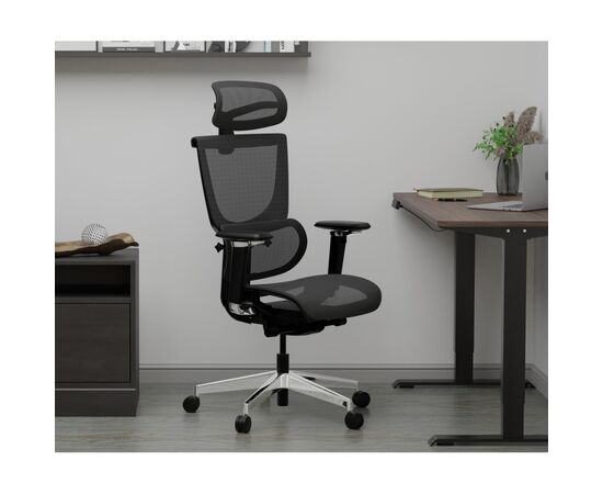 Офисное кресло Mealux S8 Air Black (HF-S8P M/B), изображение 12 Офисное кресло Mealux S8 Air Black (HF-S8P M/B), изображение 12