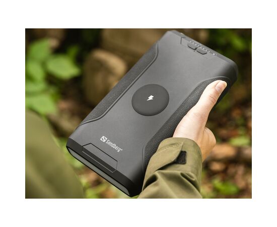 Батарея универсальная Sandberg 72000mAh, Survivor, DC/70W, PD/60W, QC3.0/18W, Cigar Lighter,Wireless (420-64), изображение 7 Батарея универсальная Sandberg 72000mAh, Survivor, DC/70W, PD/60W, QC3.0/18W, Cigar Lighter,Wireless (420-64), изображение 7