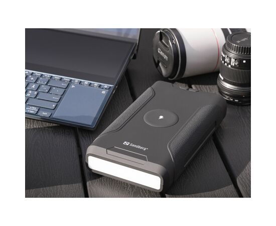 Батарея универсальная Sandberg 72000mAh, Survivor, DC/70W, PD/60W, QC3.0/18W, Cigar Lighter,Wireless (420-64), изображение 8 Батарея универсальная Sandberg 72000mAh, Survivor, DC/70W, PD/60W, QC3.0/18W, Cigar Lighter,Wireless (420-64), изображение 8