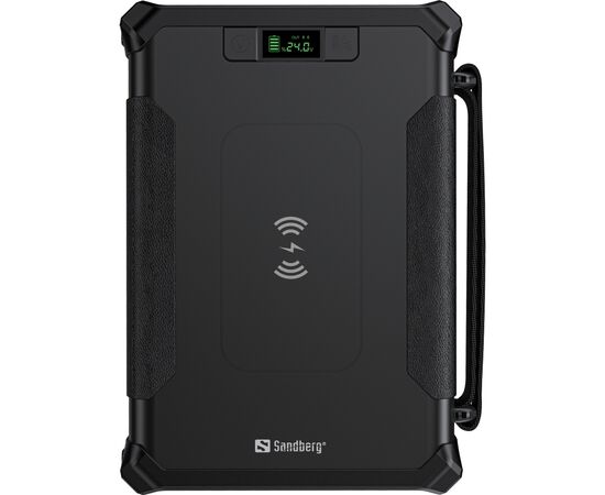 Батарея универсальная Sandberg 96000mAh, Survivor, DC/84W, PD/60W, Cigar Lighter 180W, Wireless, LiFePo4 (420-78), изображение 2 Батарея универсальная Sandberg 96000mAh, Survivor, DC/84W, PD/60W, Cigar Lighter 180W, Wireless, LiFePo4 (420-78), изображение 2