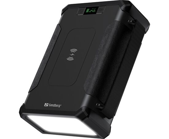 Батарея универсальная Sandberg 96000mAh, Survivor, DC/84W, PD/60W, Cigar Lighter 180W, Wireless, LiFePo4 (420-78), изображение 4 Батарея универсальная Sandberg 96000mAh, Survivor, DC/84W, PD/60W, Cigar Lighter 180W, Wireless, LiFePo4 (420-78), изображение 4