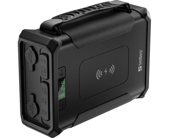 Батарея универсальная Sandberg 96000mAh, Survivor, DC/84W, PD/60W, Cigar Lighter 180W, Wireless, LiFePo4 (420-78), изображение 5 Батарея универсальная Sandberg 96000mAh, Survivor, DC/84W, PD/60W, Cigar Lighter 180W, Wireless, LiFePo4 (420-78), изображение 5