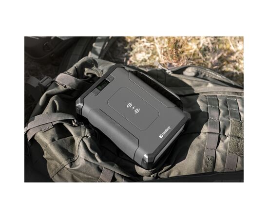 Батарея универсальная Sandberg 96000mAh, Survivor, DC/84W, PD/60W, Cigar Lighter 180W, Wireless, LiFePo4 (420-78), изображение 9 Батарея универсальная Sandberg 96000mAh, Survivor, DC/84W, PD/60W, Cigar Lighter 180W, Wireless, LiFePo4 (420-78), изображение 9