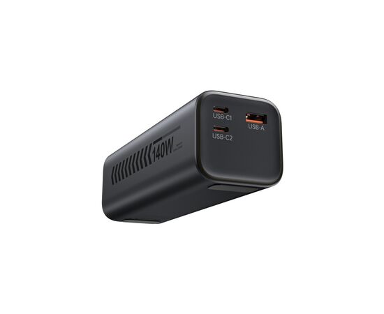 Батарея универсальная Choetech 27000mAh, PD/140W in/out, 2*USB-C/PD5.0, QC3.0/22W, TFT Display (B670-CCGY), изображение 3 Батарея универсальная Choetech 27000mAh, PD/140W in/out, 2*USB-C/PD5.0, QC3.0/22W, TFT Display (B670-CCGY), изображение 3