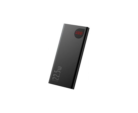 Батарея универсальная Baseus Adaman 10000mAh, PD QC/3.0/22,5W, black (PPAD070001), изображение 2 Батарея универсальная Baseus Adaman 10000mAh, PD QC/3.0/22,5W, black (PPAD070001), изображение 2