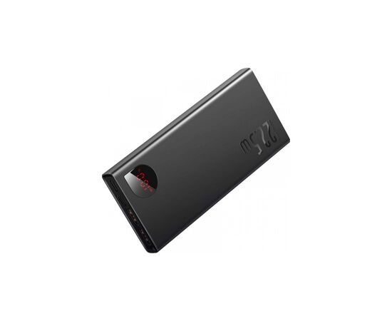 Батарея универсальная Baseus Adaman 10000mAh, PD QC/3.0/22,5W, black (PPAD070001), изображение 3 Батарея универсальная Baseus Adaman 10000mAh, PD QC/3.0/22,5W, black (PPAD070001), изображение 3