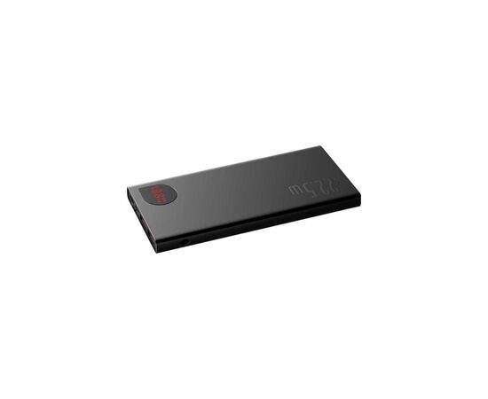 Батарея универсальная Baseus Adaman 10000mAh, PD QC/3.0/22,5W, black (PPAD070001), изображение 4 Батарея универсальная Baseus Adaman 10000mAh, PD QC/3.0/22,5W, black (PPAD070001), изображение 4