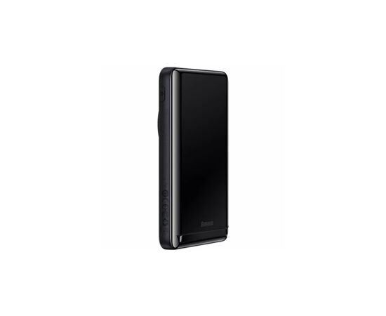 Батарея універсальна Baseus Magnetic Wireless Bracket 10000mAh 20W, PD QC/3.0, Qi + cabel 60W 0.5м, black (PPCX000003), зображення 2 Батарея універсальна Baseus Magnetic Wireless Bracket 10000mAh 20W, PD QC/3.0, Qi + cabel 60W 0.5м, black (PPCX000003), зображення 2