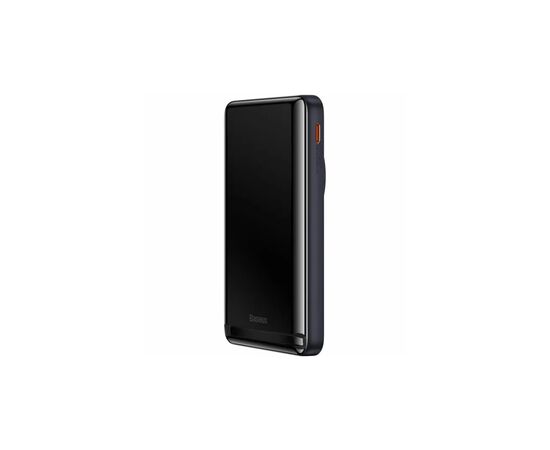 Батарея універсальна Baseus Magnetic Wireless Bracket 10000mAh 20W, PD QC/3.0, Qi + cabel 60W 0.5м, black (PPCX000003), зображення 3 Батарея універсальна Baseus Magnetic Wireless Bracket 10000mAh 20W, PD QC/3.0, Qi + cabel 60W 0.5м, black (PPCX000003), зображення 3