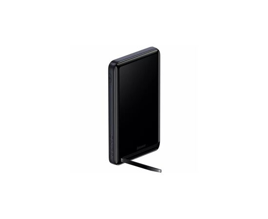 Батарея універсальна Baseus Magnetic Wireless Bracket 10000mAh 20W, PD QC/3.0, Qi + cabel 60W 0.5м, black (PPCX000003), зображення 6 Батарея універсальна Baseus Magnetic Wireless Bracket 10000mAh 20W, PD QC/3.0, Qi + cabel 60W 0.5м, black (PPCX000003), зображення 6