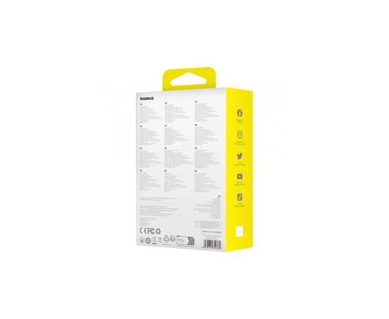 Батарея универсальная Baseus Qpow Pro+ 20000mAh 22,5W, PD/3.0, QC/3.0, FCP, AFC, built-in USB-C cable, white (P10067103213-00), изображение 7 Батарея универсальная Baseus Qpow Pro+ 20000mAh 22,5W, PD/3.0, QC/3.0, FCP, AFC, built-in USB-C cable, white (P10067103213-00), изображение 7