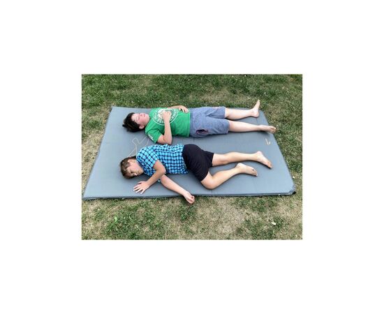 Туристический коврик Easy Camp Self-inflating Siesta Mat Double 5 cm Grey (928482), изображение 4 Туристический коврик Easy Camp Self-inflating Siesta Mat Double 5 cm Grey (928482), изображение 4