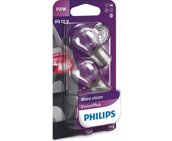 Автолампа Philips 21W (12498 VP B2), изображение 3 Автолампа Philips 21W (12498 VP B2), изображение 3