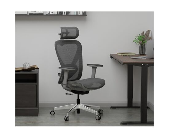 Офисное кресло Mealux Q1 Air Grey (HF-Q1 M/G), изображение 12 Офисное кресло Mealux Q1 Air Grey (HF-Q1 M/G), изображение 12