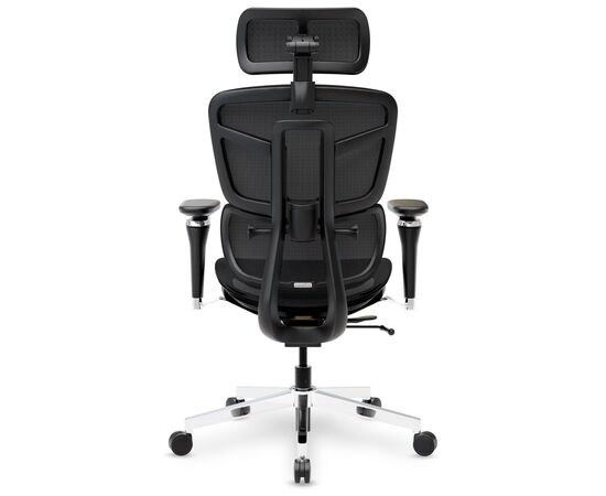 Офісне крісло Mealux S4 Air Black (HF-S4 M/B), зображення 4