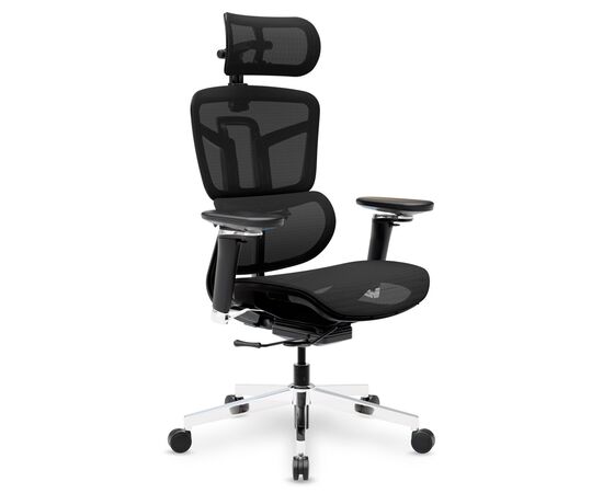 Офісне крісло Mealux S4 Air Black (HF-S4 M/B), зображення 5