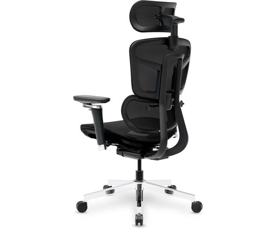 Офісне крісло Mealux S4 Air Black (HF-S4 M/B), зображення 6