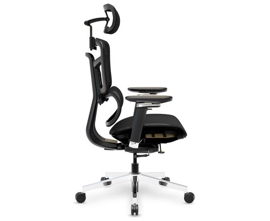 Офісне крісло Mealux S4 Air Black (HF-S4 M/B), зображення 9