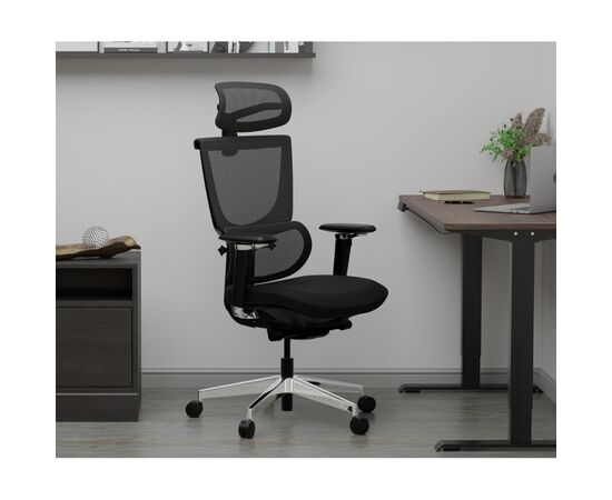 Офисное кресло Mealux S8 Air Fabric Black (HF-S8P F/B), изображение 12 Офисное кресло Mealux S8 Air Fabric Black (HF-S8P F/B), изображение 12