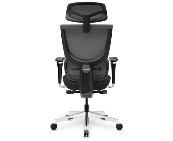Офисное кресло Mealux S8 Air Fabric Black (HF-S8P F/B), изображение 2 Офисное кресло Mealux S8 Air Fabric Black (HF-S8P F/B), изображение 2
