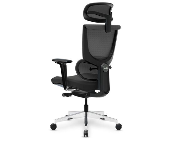 Офисное кресло Mealux S8 Air Fabric Black (HF-S8P F/B), изображение 9 Офисное кресло Mealux S8 Air Fabric Black (HF-S8P F/B), изображение 9