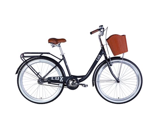 Велосипед Dorozhnik 26" LUX Velosteel рама-17" темно-сiрий 2025 (OPS-D-26-330)
