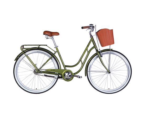 Велосипед Dorozhnik 28" Retro Velosteel рама-19" темно-зелений 2025 (OPS-D-28-433)