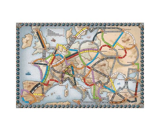 Настольная игра Lord of Boards Билет на поезд: Европа (Ticket to ride: Europe) (укр.) (DOW7202UK), изображение 2 Настольная игра Lord of Boards Билет на поезд: Европа (Ticket to ride: Europe) (укр.) (DOW7202UK), изображение 2