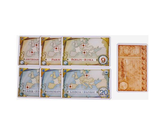 Настольная игра Lord of Boards Билет на поезд: Европа (Ticket to ride: Europe) (укр.) (DOW7202UK), изображение 5 Настольная игра Lord of Boards Билет на поезд: Европа (Ticket to ride: Europe) (укр.) (DOW7202UK), изображение 5