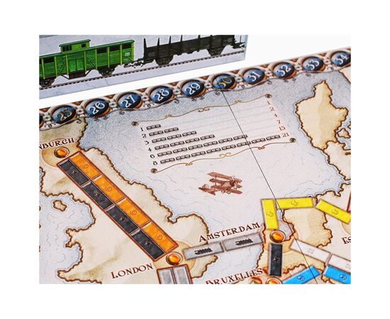 Настольная игра Lord of Boards Билет на поезд: Европа (Ticket to ride: Europe) (укр.) (DOW7202UK), изображение 7 Настольная игра Lord of Boards Билет на поезд: Европа (Ticket to ride: Europe) (укр.) (DOW7202UK), изображение 7