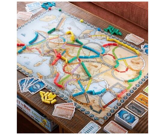 Настольная игра Lord of Boards Билет на поезд: Европа (Ticket to ride: Europe) (укр.) (DOW7202UK), изображение 9 Настольная игра Lord of Boards Билет на поезд: Европа (Ticket to ride: Europe) (укр.) (DOW7202UK), изображение 9