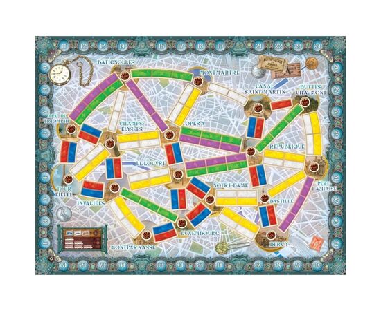 Настольная игра Lord of Boards Билет на поезд: Париж (Ticket To Ride: Paris) украинский (LOB2340UA), изображение 2 Настольная игра Lord of Boards Билет на поезд: Париж (Ticket To Ride: Paris) украинский (LOB2340UA), изображение 2