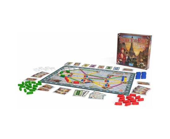 Настольная игра Lord of Boards Билет на поезд: Париж (Ticket To Ride: Paris) украинский (LOB2340UA), изображение 3 Настольная игра Lord of Boards Билет на поезд: Париж (Ticket To Ride: Paris) украинский (LOB2340UA), изображение 3