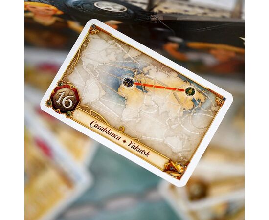 Настольная игра Lord of Boards Билет на поезд: Рельсы и паруса (Ticket to Ride: Rails & Sails) украинский (LOB2333UA), изображение 5 Настольная игра Lord of Boards Билет на поезд: Рельсы и паруса (Ticket to Ride: Rails & Sails) украинский (LOB2333UA), изображение 5