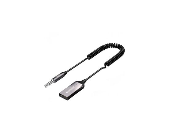 FM модулятор Ugreen Bluetooth 5.0 Aux with mic CM309 UGREEN Black (70601), изображение 2 FM модулятор Ugreen Bluetooth 5.0 Aux with mic CM309 UGREEN Black (70601), изображение 2