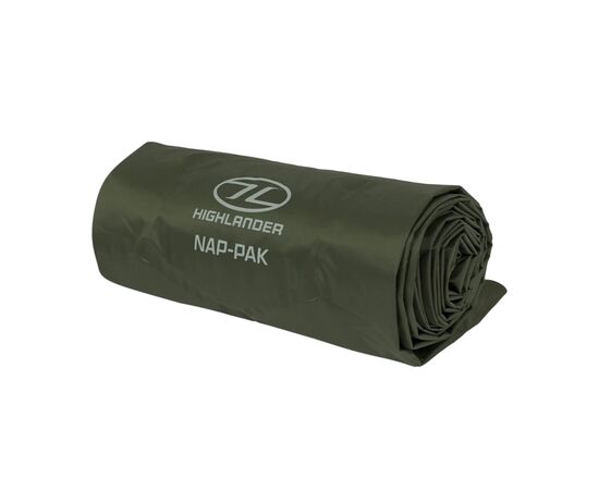 Туристический коврик Highlander Nap-Pak Inflatable Sleeping Mat 5 cm Olive AIR071 (929796), изображение 3 Туристический коврик Highlander Nap-Pak Inflatable Sleeping Mat 5 cm Olive AIR071 (929796), изображение 3