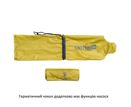 Туристический коврик Wechsel Coreo Double-Tube TL Lemon/Grey (233122), изображение 4 Туристический коврик Wechsel Coreo Double-Tube TL Lemon/Grey (233122), изображение 4