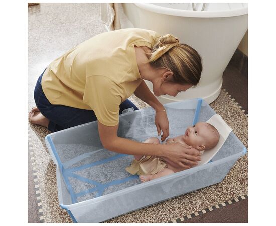 Ванночка Stokke Flexi Bath XL, блакитний (Ocean Blue) (7040355359135) (535913), зображення 4 Ванночка Stokke Flexi Bath XL, блакитний (Ocean Blue) (7040355359135) (535913), зображення 4