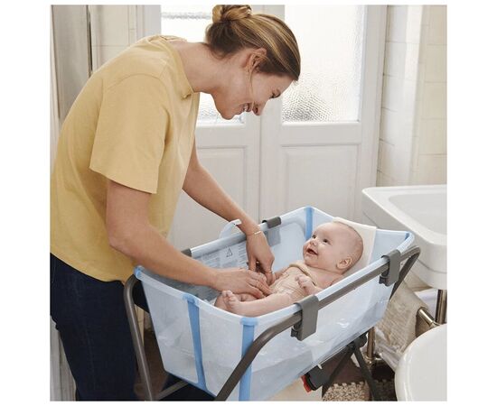 Ванночка Stokke Flexi Bath, блакитний (Ocean Blue) (7040355319139) (531913), зображення 4 Ванночка Stokke Flexi Bath, блакитний (Ocean Blue) (7040355319139) (531913), зображення 4